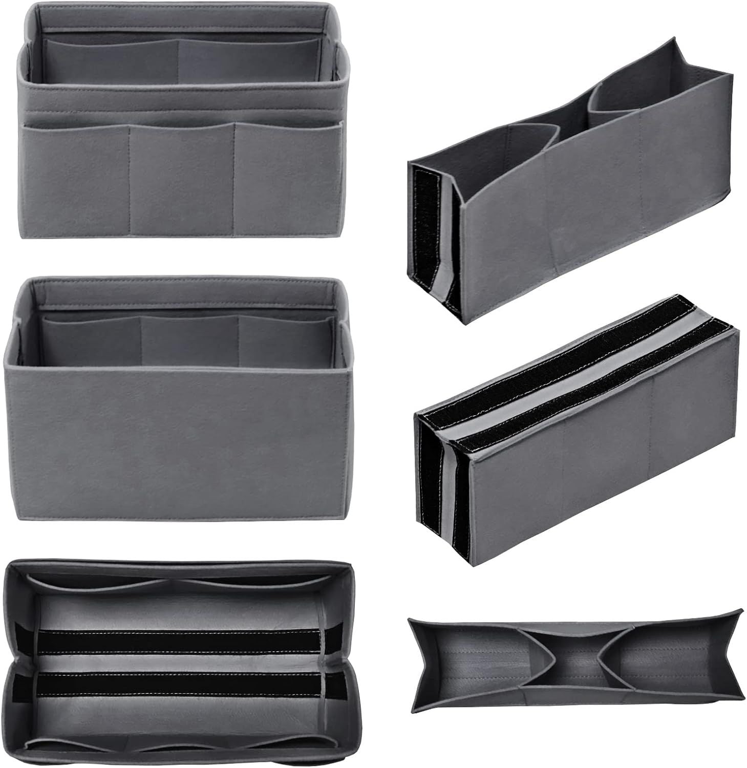 Purse Organizer Insert with 14 Pockets for Tote Bags
