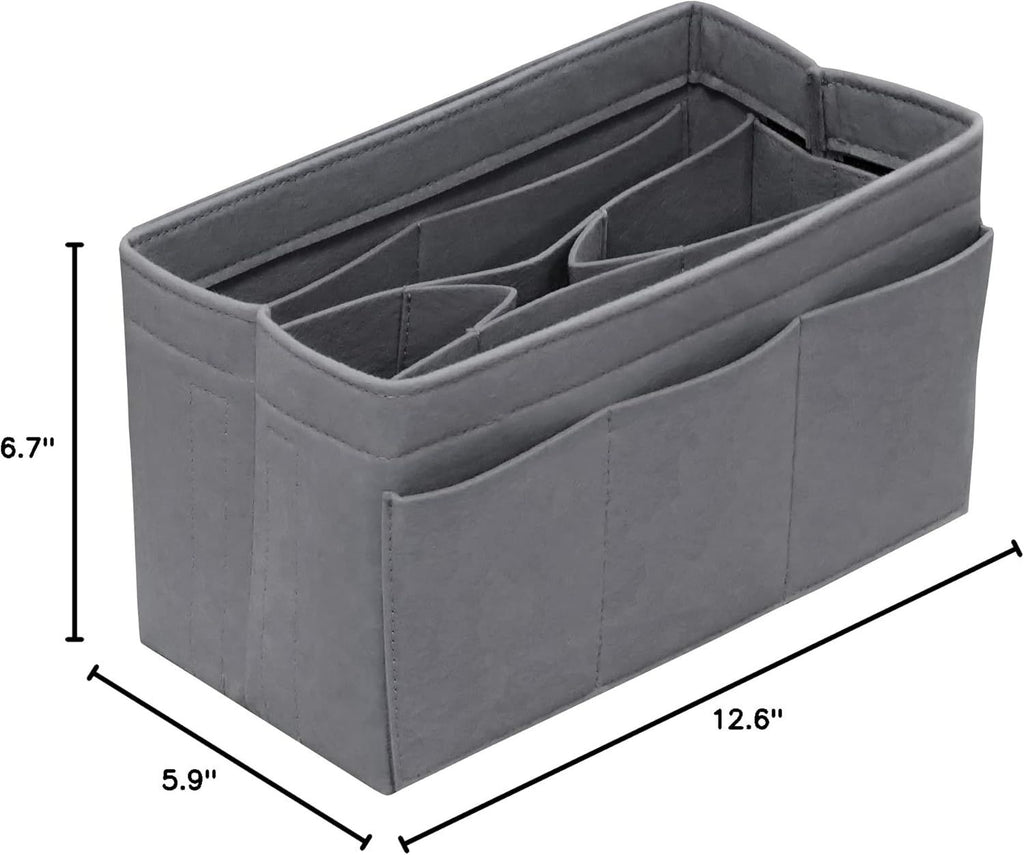 Purse Organizer Insert with 14 Pockets for Tote Bags