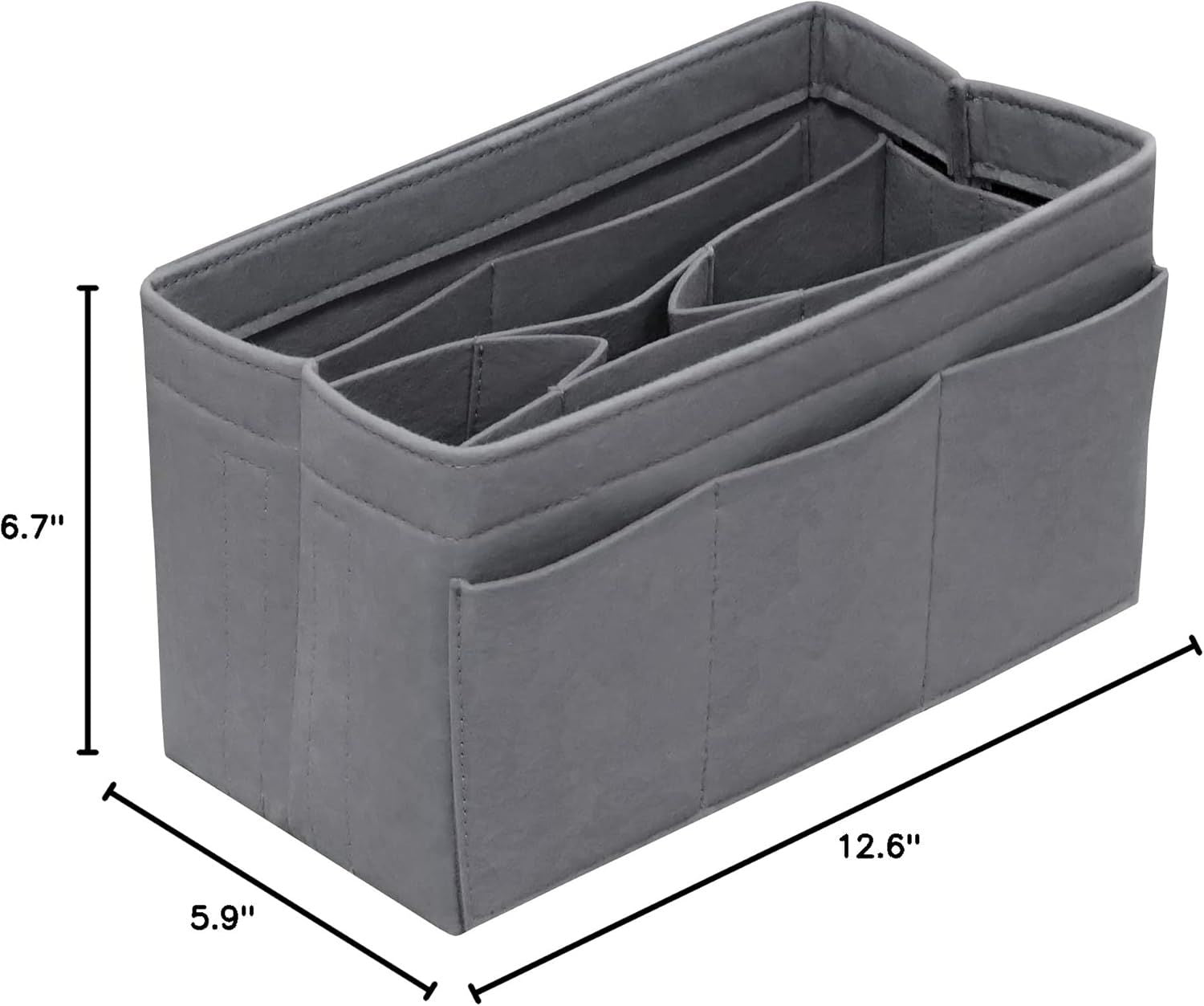 Purse Organizer Insert with 14 Pockets for Tote Bags