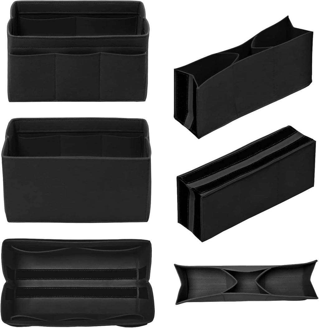 Felt Purse Organizer Insert with 14 Pockets for Tote Bags