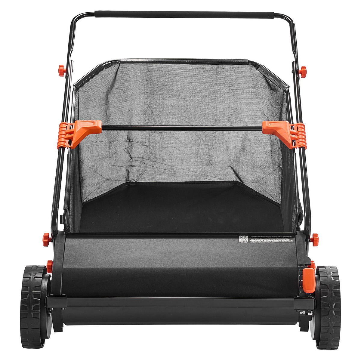 Effortless Lawn Sweeper with V-Shaped Brushes and Adjustable Height
