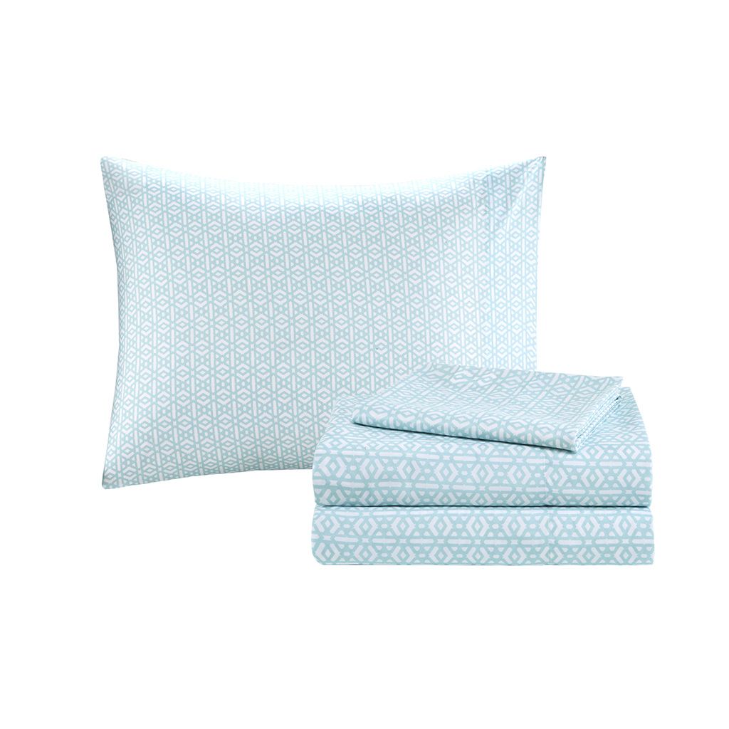 Queen Boho Medallion Comforter and Sheet Set