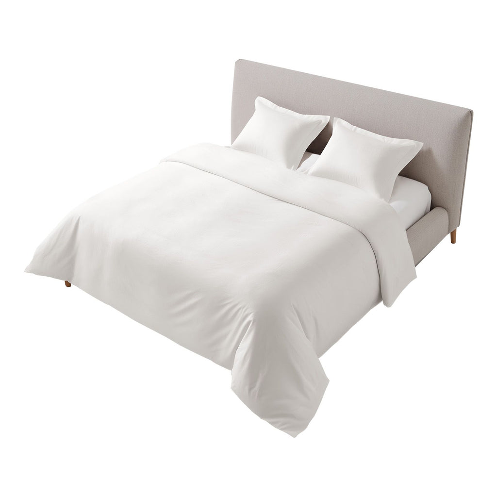 Queen Duvet Cover Set, 100% Cotton, 3 Pieces Bedding Set Queen Size with 1 Duvet Cover an
