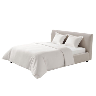 Queen Duvet Cover Set, 100% Cotton, 3 Pieces Bedding Set Queen Size with 1 Duvet Cover an