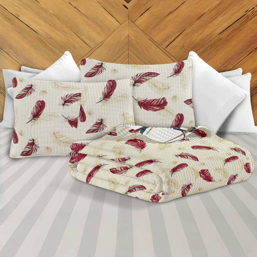 9-Piece Luxury Bedspread and Curtain Set with Bamboo Microfiber