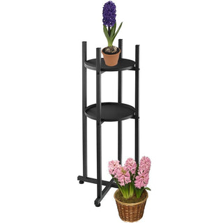 Multi-Shelf Rack Organizer with Detachable Tray and Adjustable