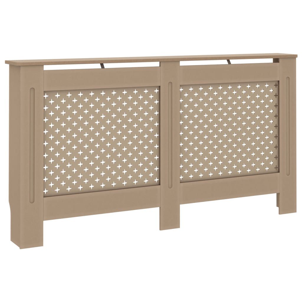 Modern Slatted Radiator Cover with Display Shelf