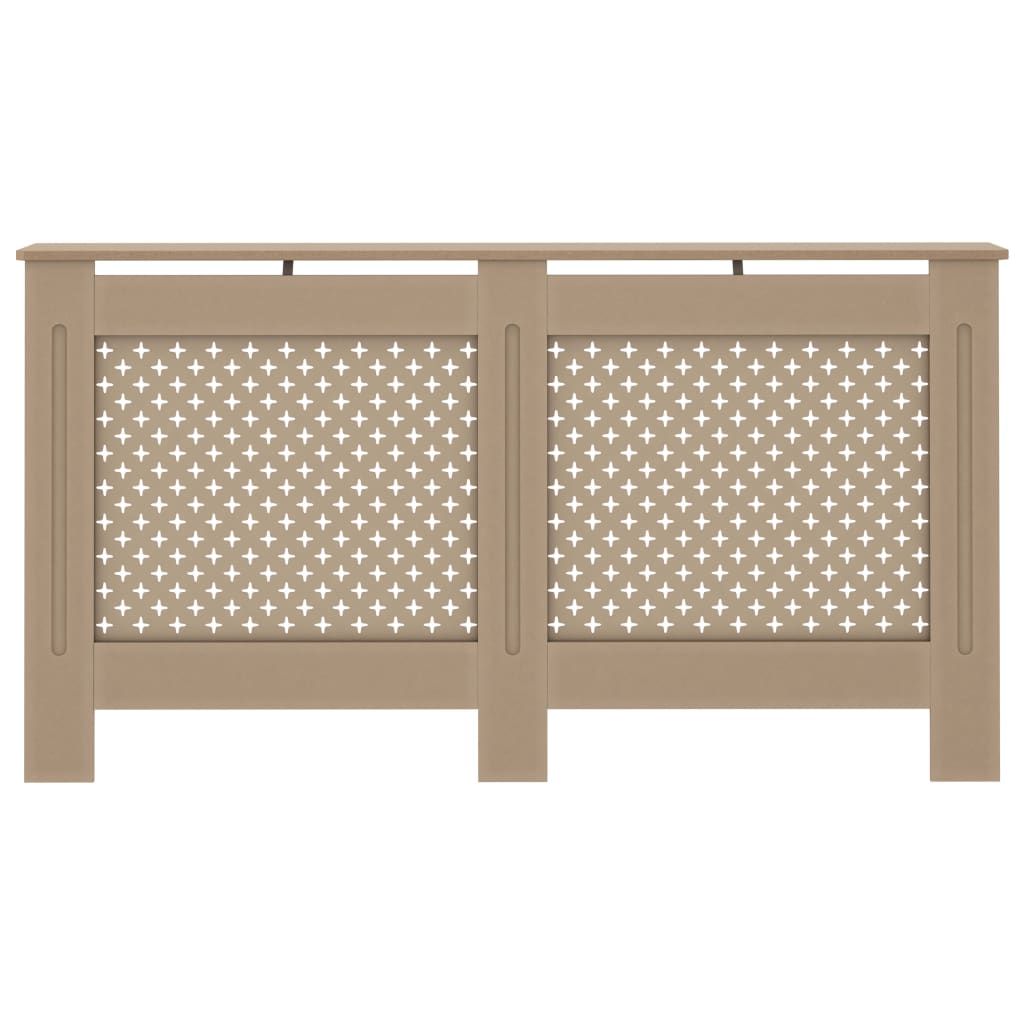 Modern Slatted Radiator Cover with Display Shelf
