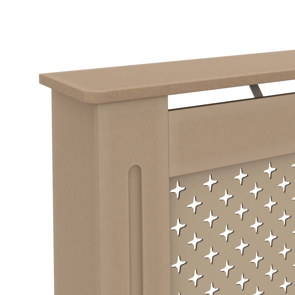 Modern Slatted Radiator Cover with Display Shelf