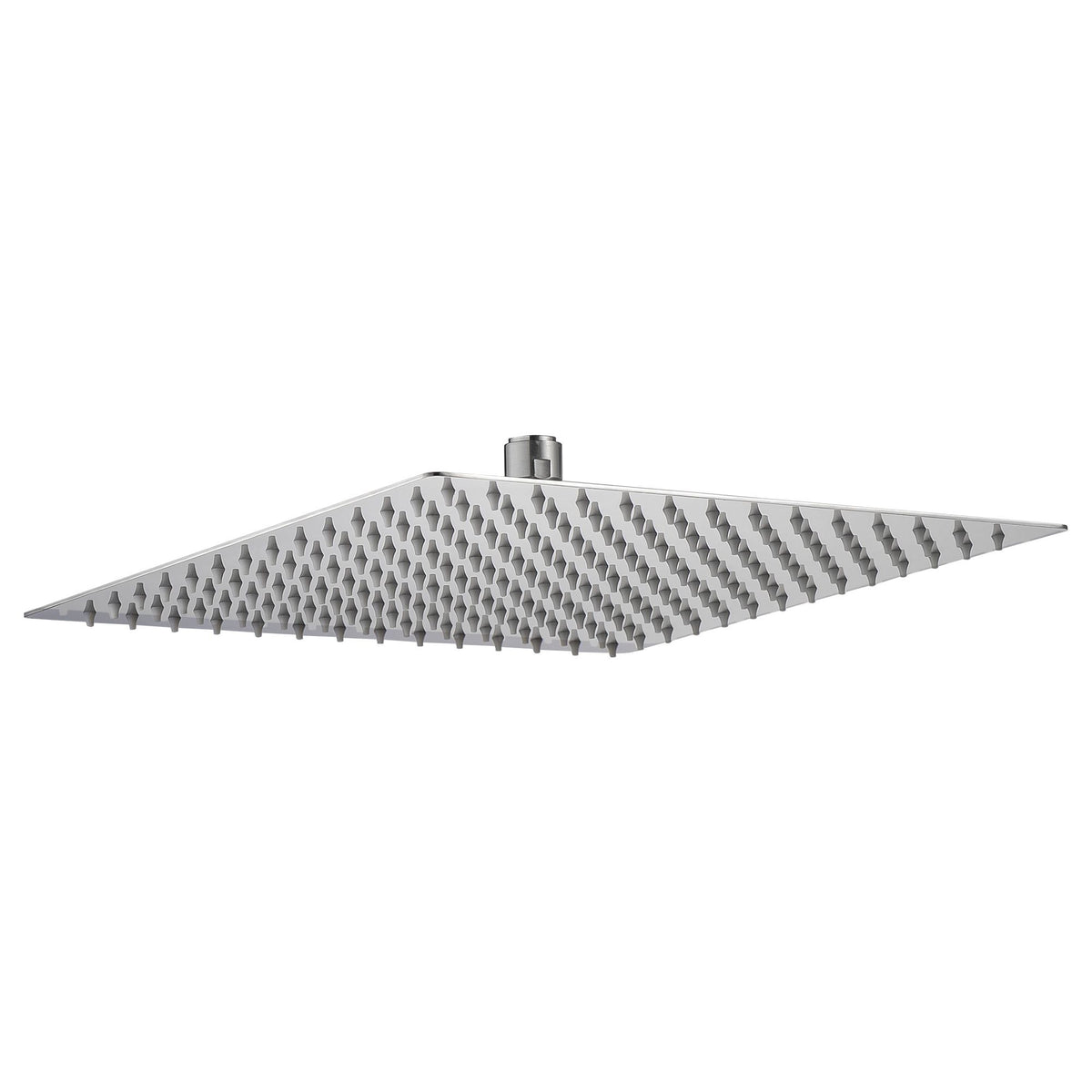 Rain Fixed Shower Head (12 Square, Brushed Nickel)