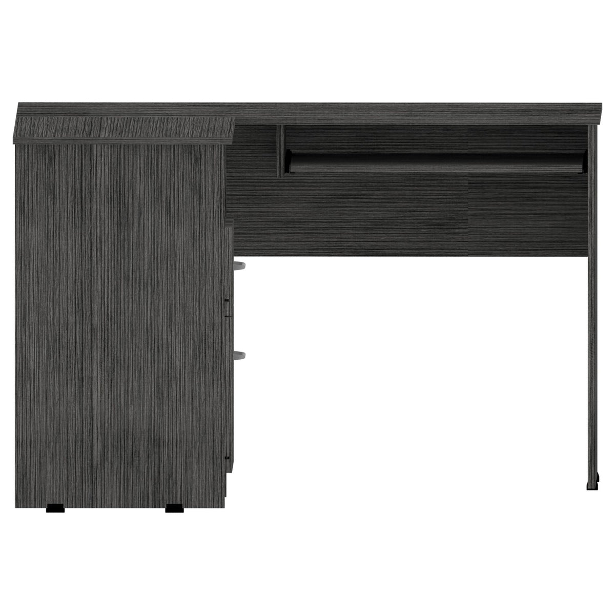 Raleigh L-Shaped Desk with Drawers and CPU Storage