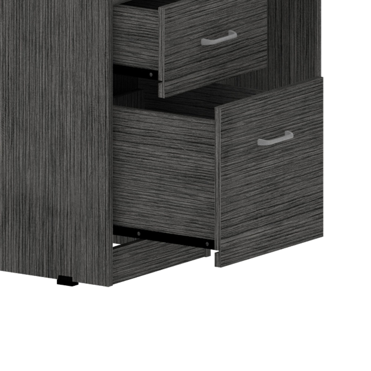Raleigh L-Shaped Desk with Drawers and CPU Storage