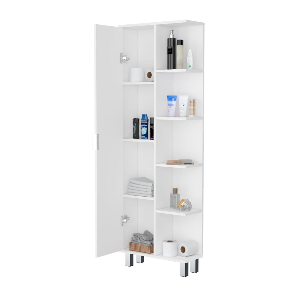 Randall Linen Cabinet – Elegant Storage with 9 Shelves