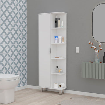 Randall Linen Cabinet – Elegant Storage with 9 Shelves
