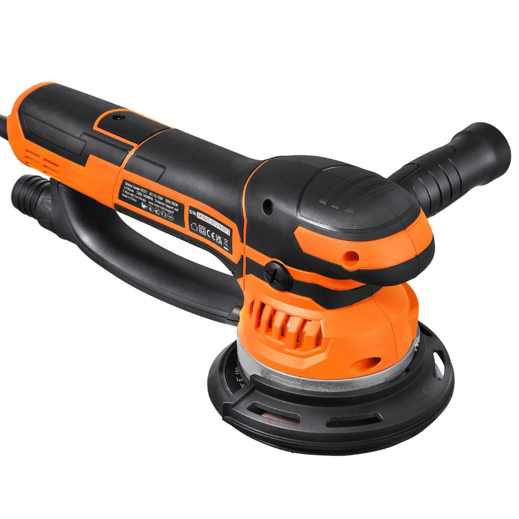 Professional 6- Random Orbital Sander with Dual-Action Mode and Variable Speed