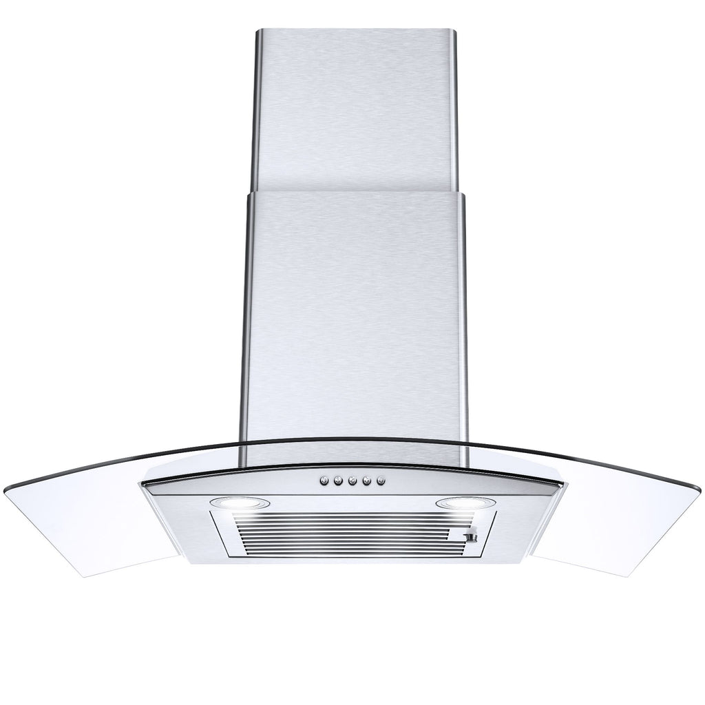 Wall Mount Range Hood with 3-Speed Controls