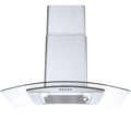 Wall Mount Range Hood with 3-Speed Controls