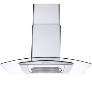Wall Mount Range Hood with 3-Speed Controls