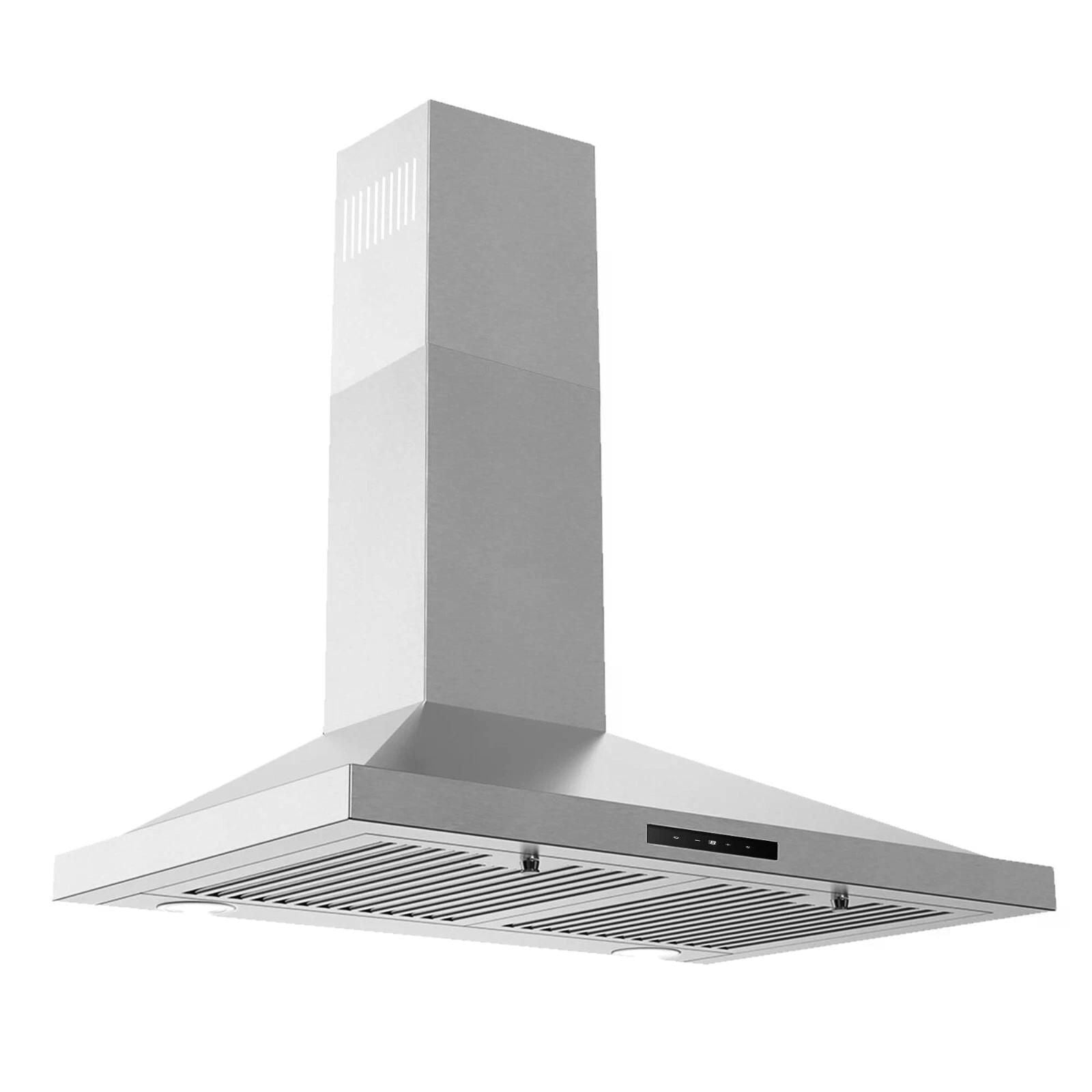 450 CFM 30- Stainless Steel Range Hood with Touch Control and LED Lighting