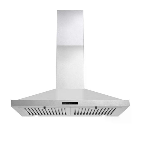 450 CFM 30- Stainless Steel Range Hood with Touch Control and LED Lighting