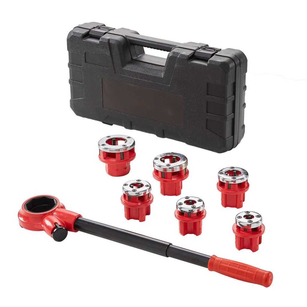 Manual Ratcheting Pipe Threader for Repair and New Threads