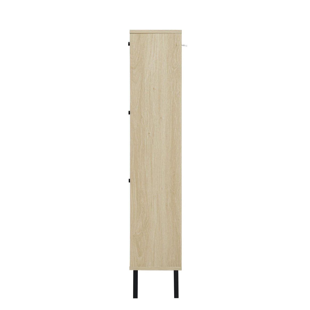Freestanding Shoe Storage Cabinet with Three Doors for Entryway
