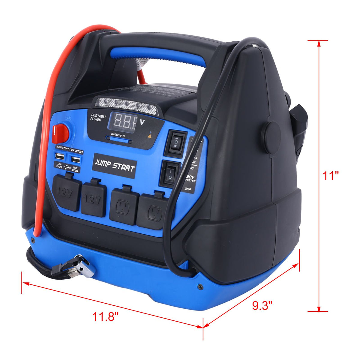Rechargeable Jump Starter and Portable Power Station