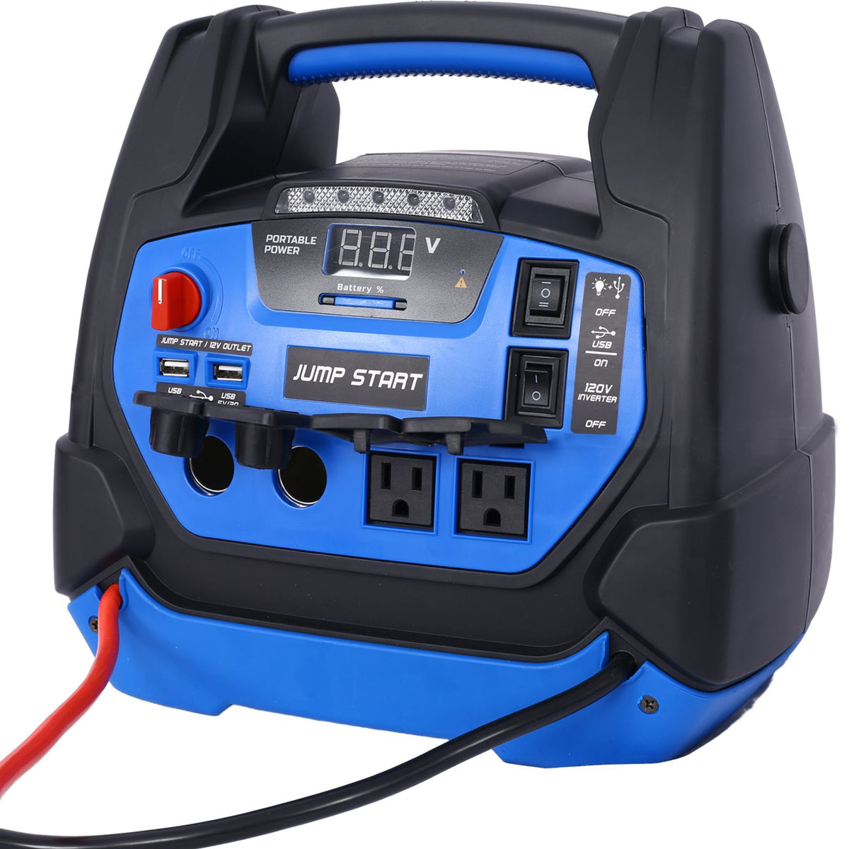 Rechargeable Jump Starter and Portable Power Station