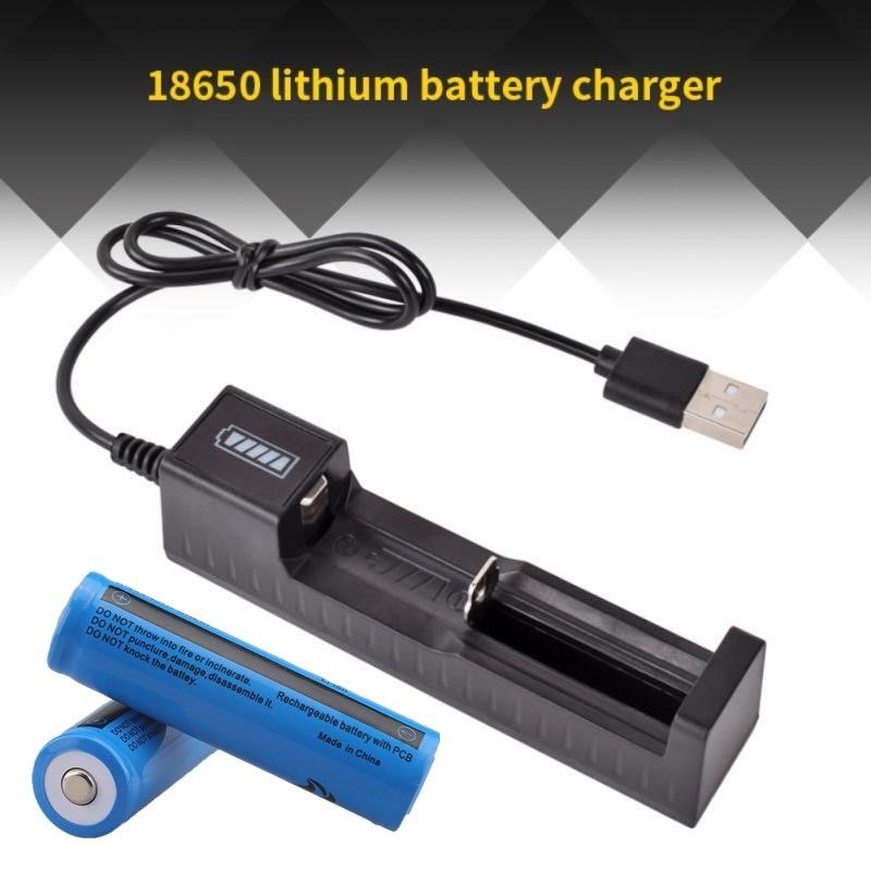 Rechargeable Button-Top Batteries and USB Charger