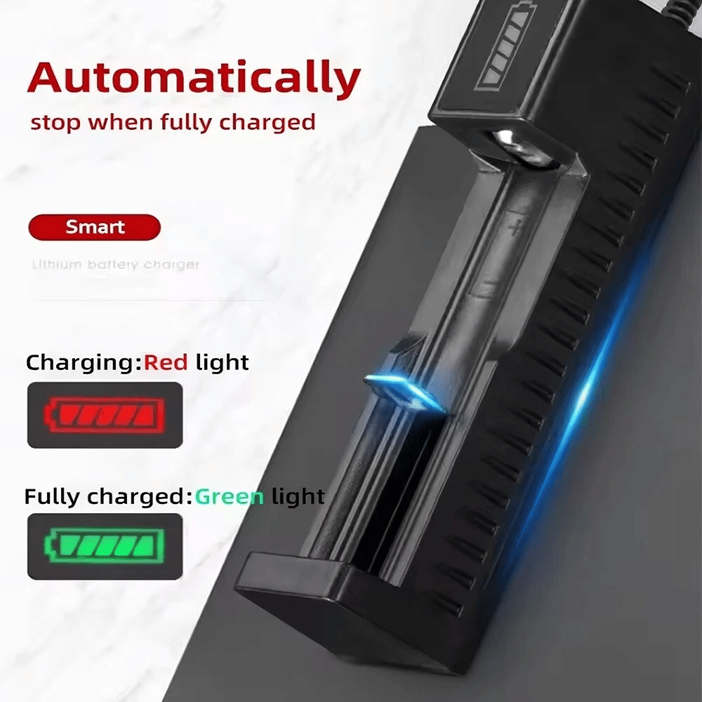 Rechargeable Button-Top Batteries and USB Charger