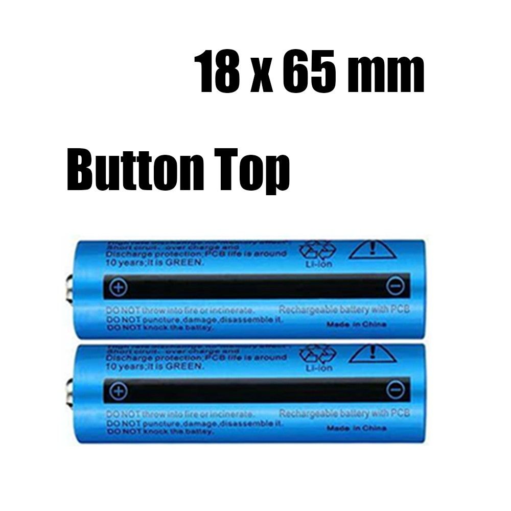 Rechargeable Button-Top Batteries and USB Charger