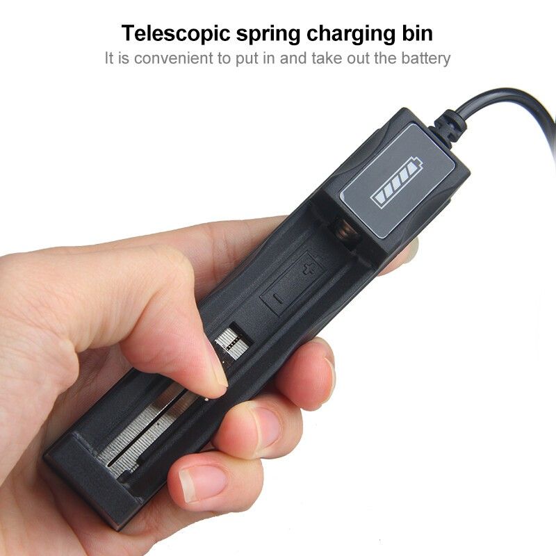Rechargeable Button-Top Batteries and USB Charger