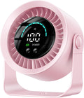 Rechargeable Desk and Wall Fan with Adjustable Airflow