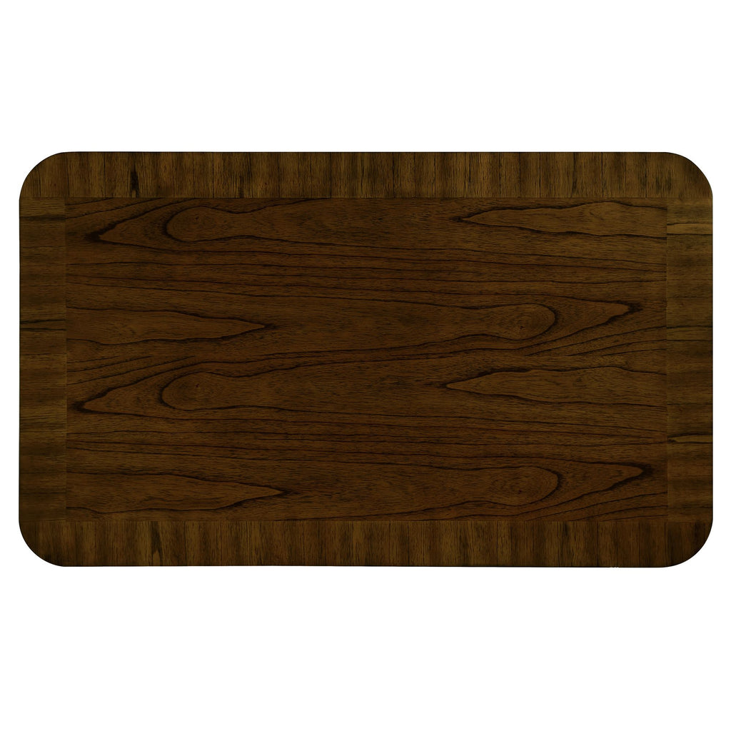 Walnut Coffee Table with Open Lower Shelf