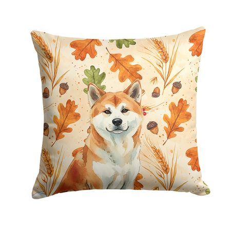Red Akita Heirloom Fall Accent Pillow
