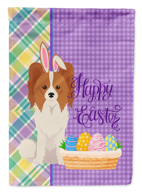 Red and White Easter Butterfly Garden Flag – Vibrant Outdoor Decor