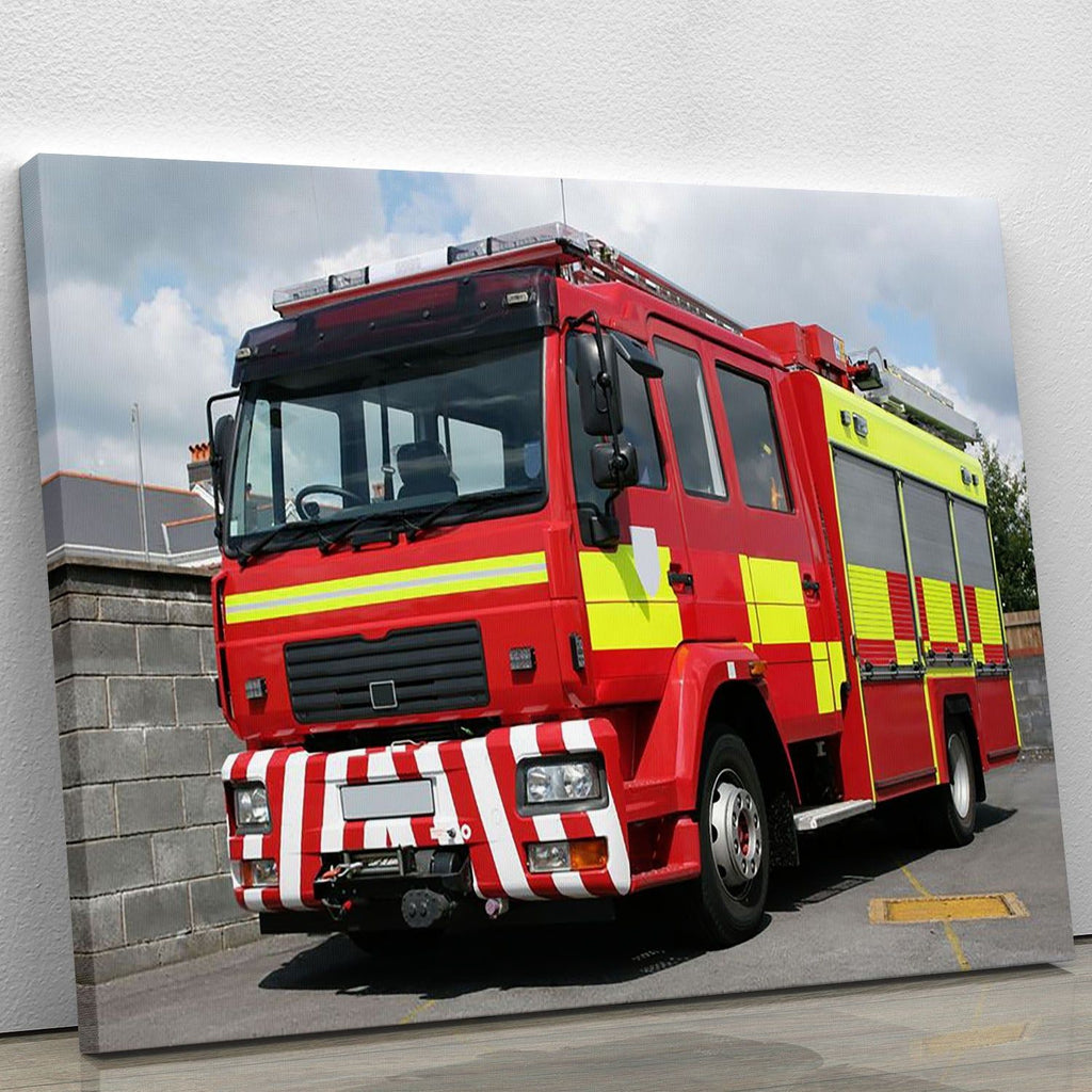 Red British Fire Engine Wall Art