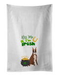 Red Fawn Boxer St. Patrick's Day Kitchen Towels
