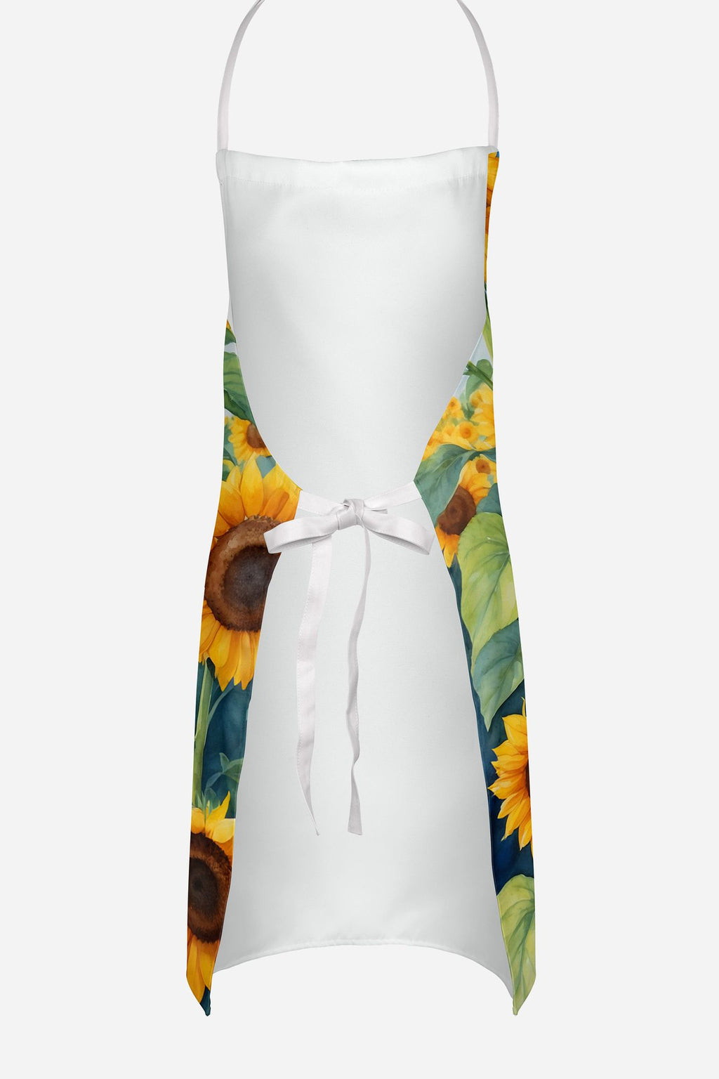 Redbone Coonhound in Sunflowers Art Apron