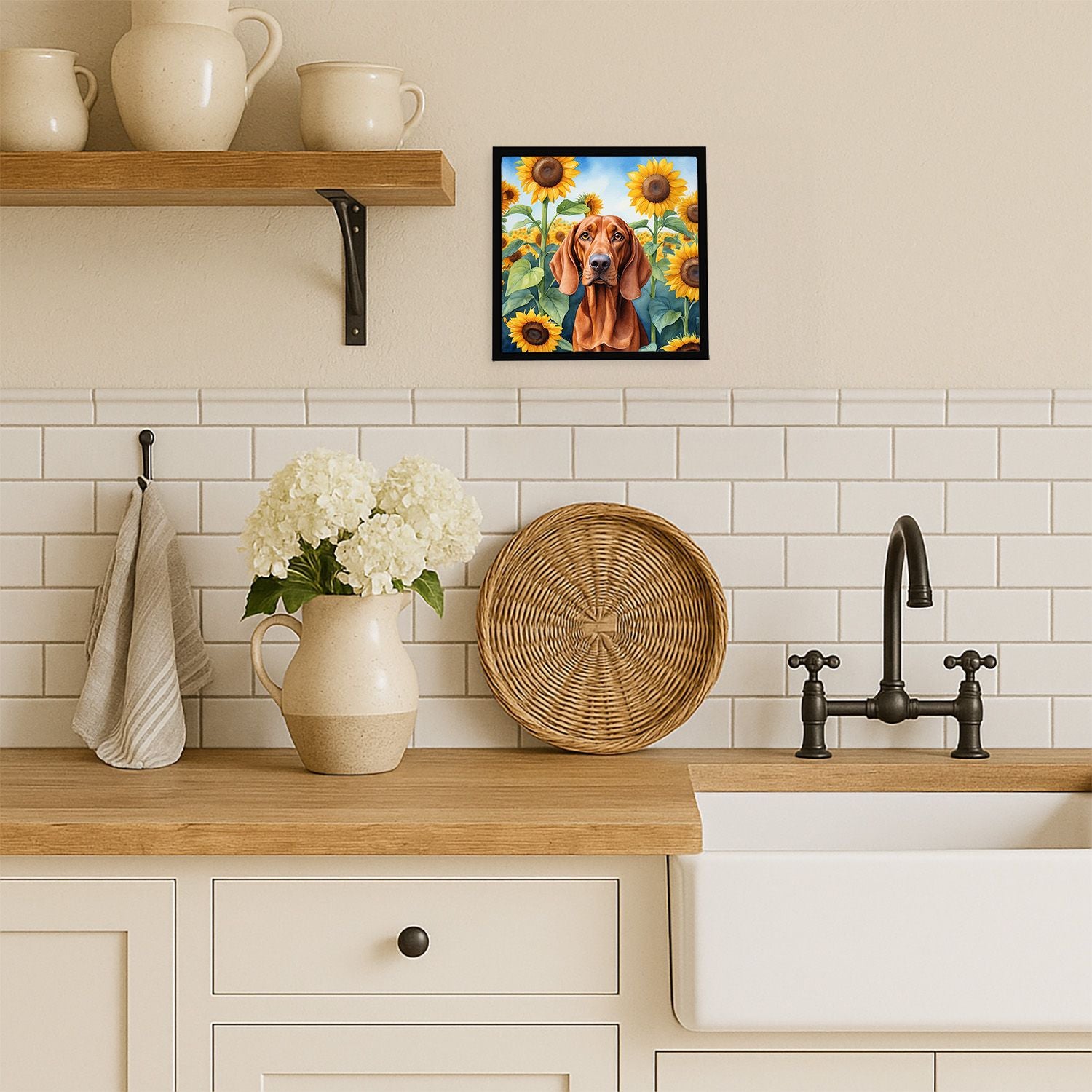 Framed Metal Print Wall Art – Ready to Hang, Glass-Free for Bathrooms & Kitchens