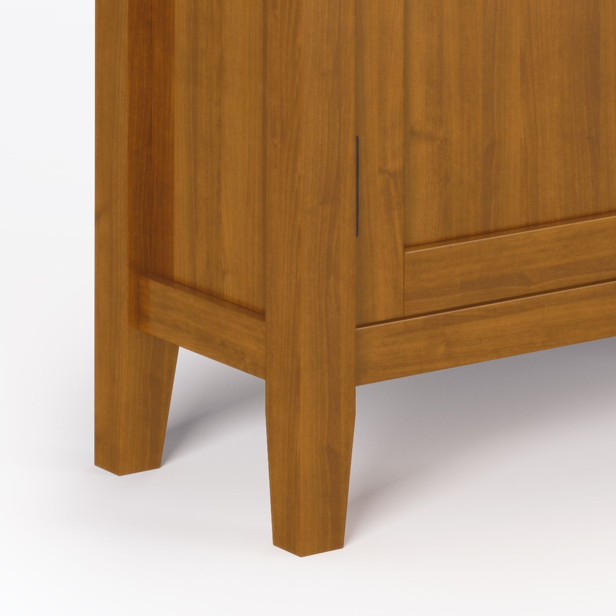 Versatile Storage Cabinet with Adjustable Shelves and Transitional Design