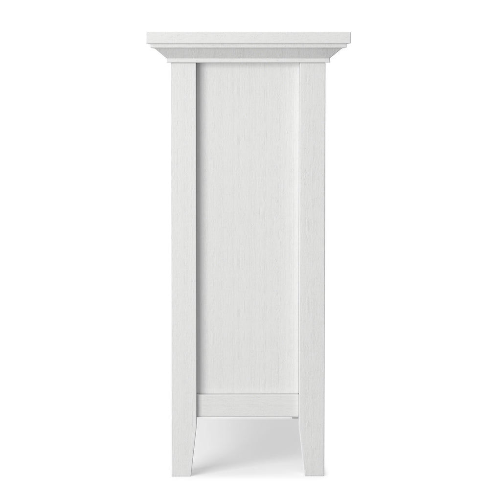 Redmond 32- Solid Wood Storage Cabinet with Adjustable Shelves in White