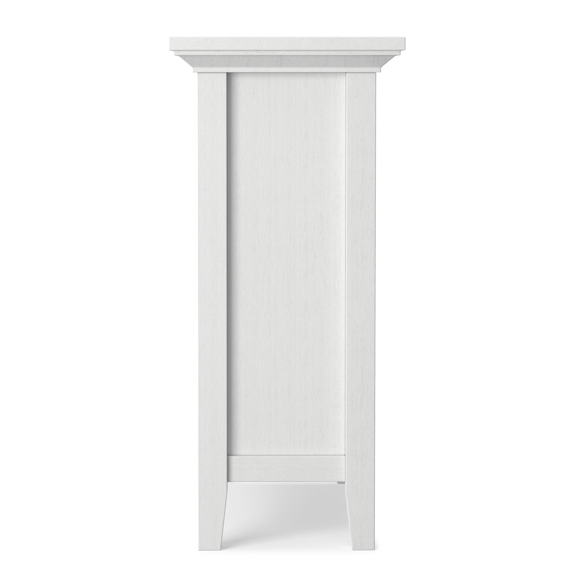 Redmond 32- Solid Wood Storage Cabinet with Adjustable Shelves in White