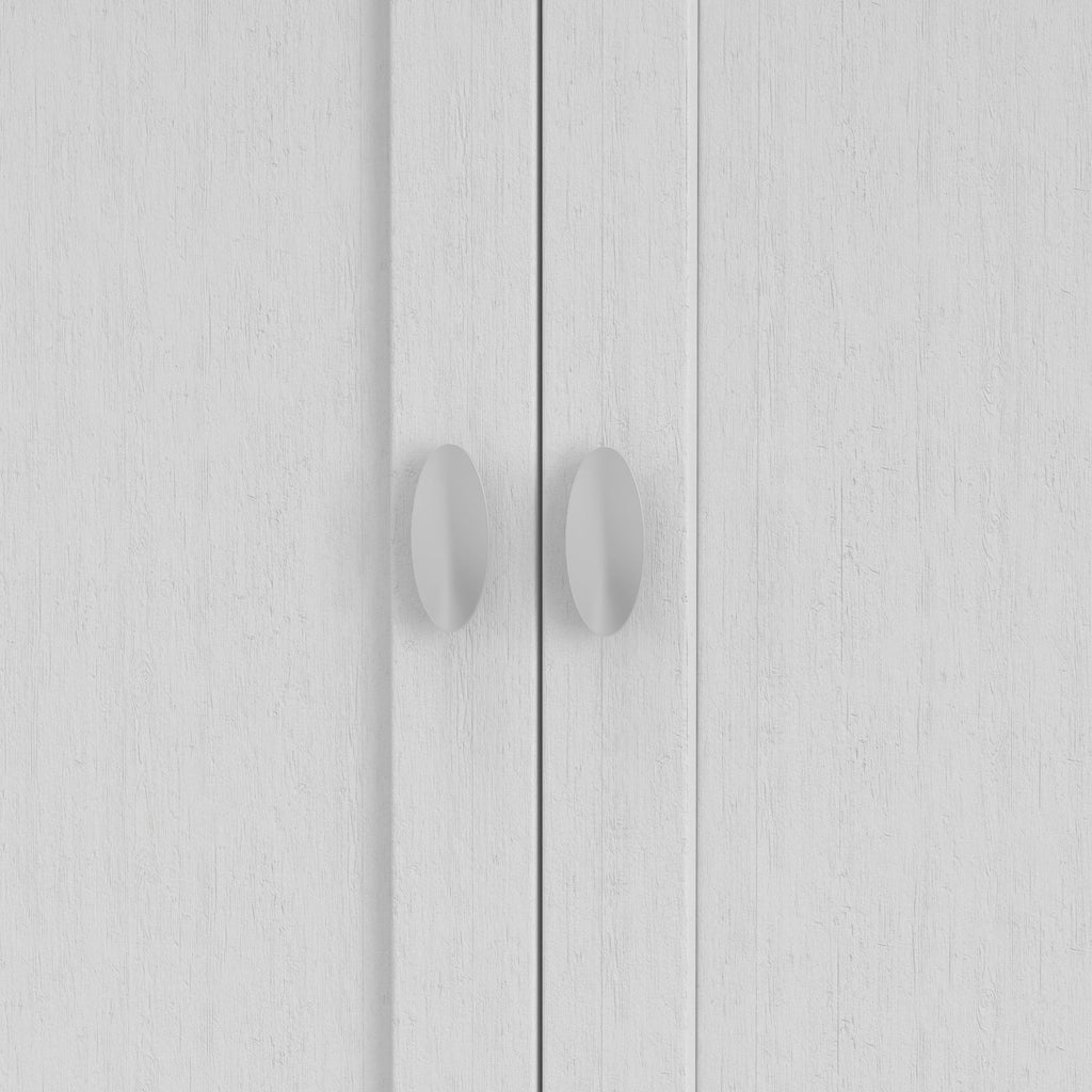 Redmond 32- Solid Wood Storage Cabinet with Adjustable Shelves in White