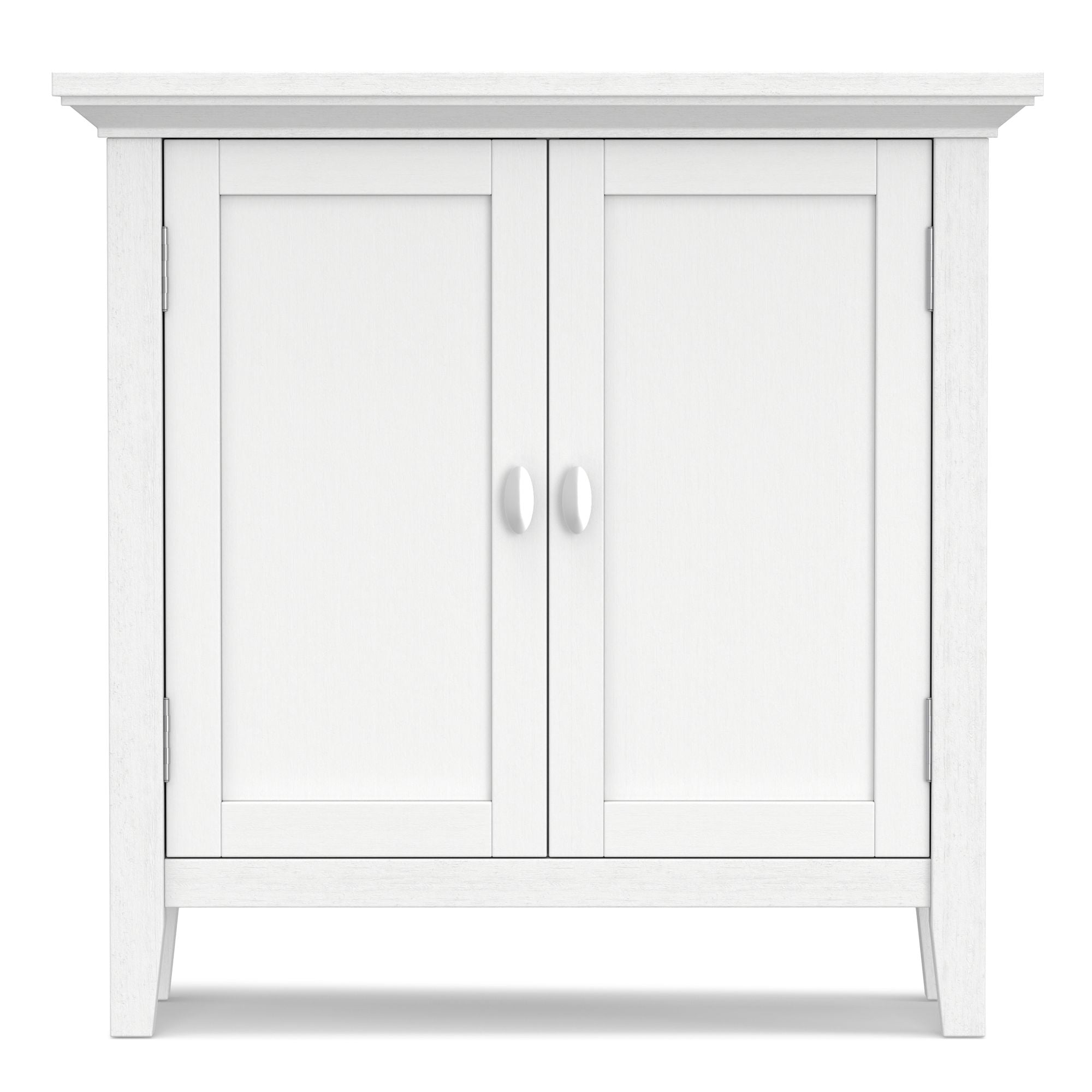 Redmond 32- Solid Wood Storage Cabinet with Adjustable Shelves in White