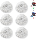Six EasyWrin Single-Tank Spin Mop Head Refills