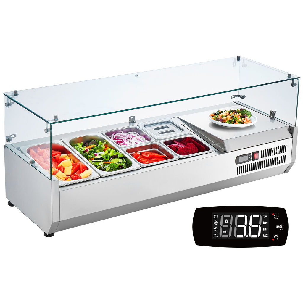 Commercial Refrigerated Condiment Prep Station