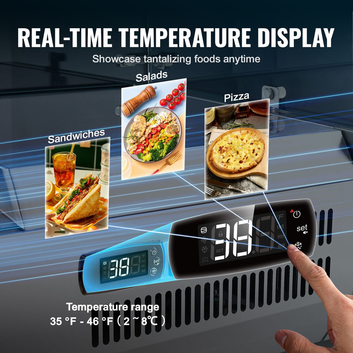 Commercial Refrigerated Condiment Prep Station