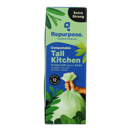 Repurpose Tall Kitchen Bags in Bulk Case Packaging