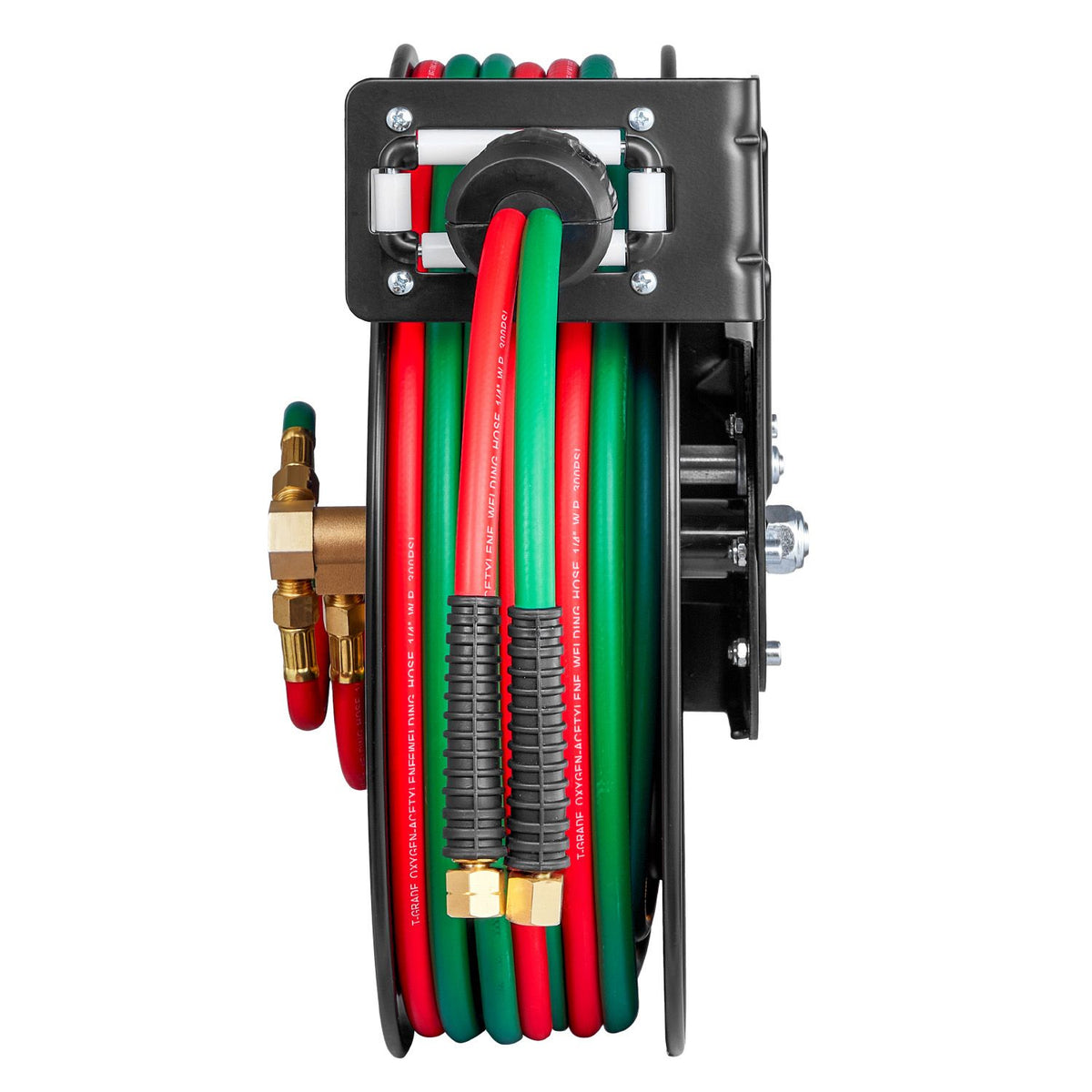 Auto-Rewind Twin Welding Hose Reel